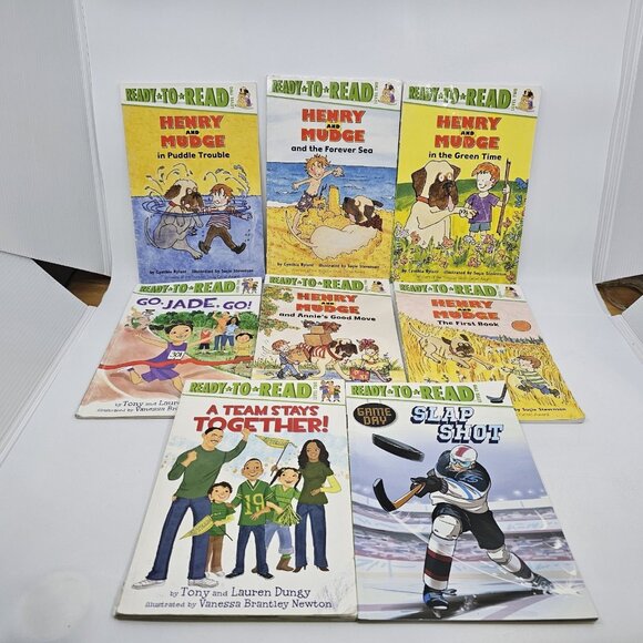 Ready To Read Level 2 Henry & Mudge The First Book Books Lot of 8 Cynthia Rylant - Picture 2 of 11